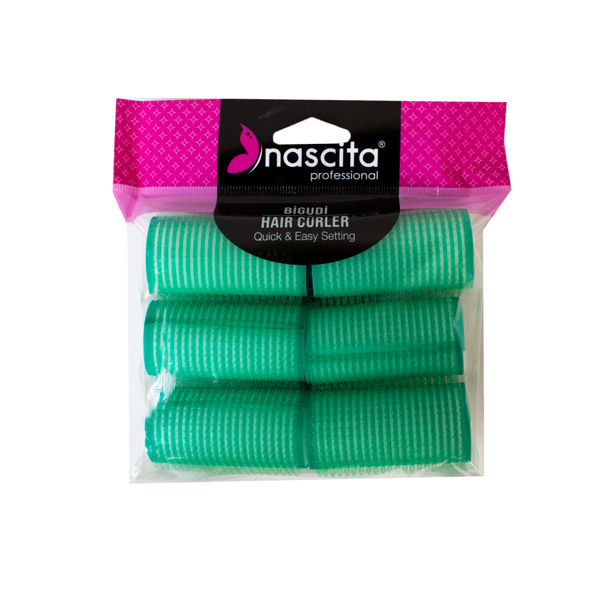 Nascita 30 x 63 mm Cırtlı Bigudi Seti 6'lı NASBIGUDI059
