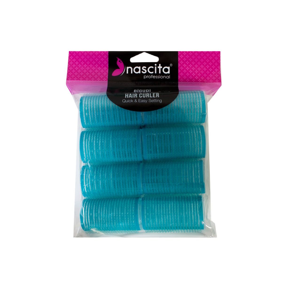 Nascita 32 x 63 mm Cırtlı Bigudi Seti 8'li NASBIGUDI052