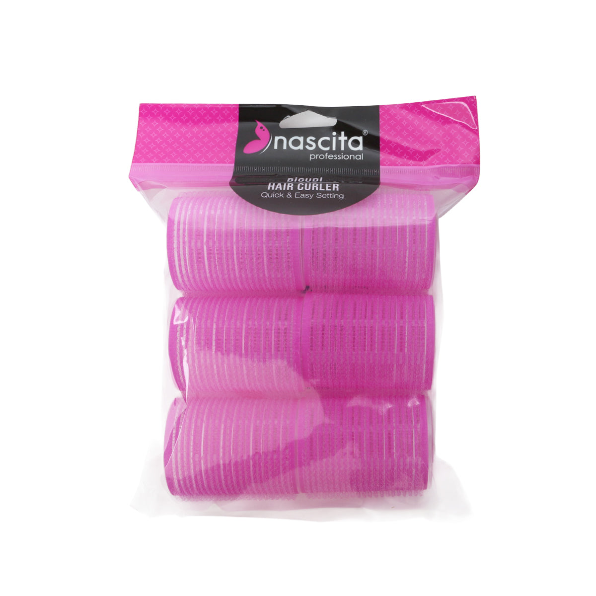 Nascita Cırtlı Bigudi 6 Adet 4 Cm NASBIGUDI054