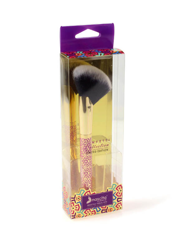 Nascita Confetti Açılı Allık ve Aydınlatıcı Makyaj Fırçası NASBRUSH0270