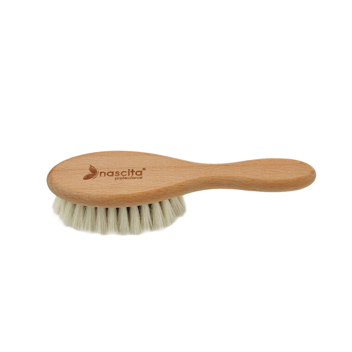 Nascita Doğal Keçi Kılı Ahşap Bebek Saç Fırçası (18,5*5 CM) NASBATHK0015T