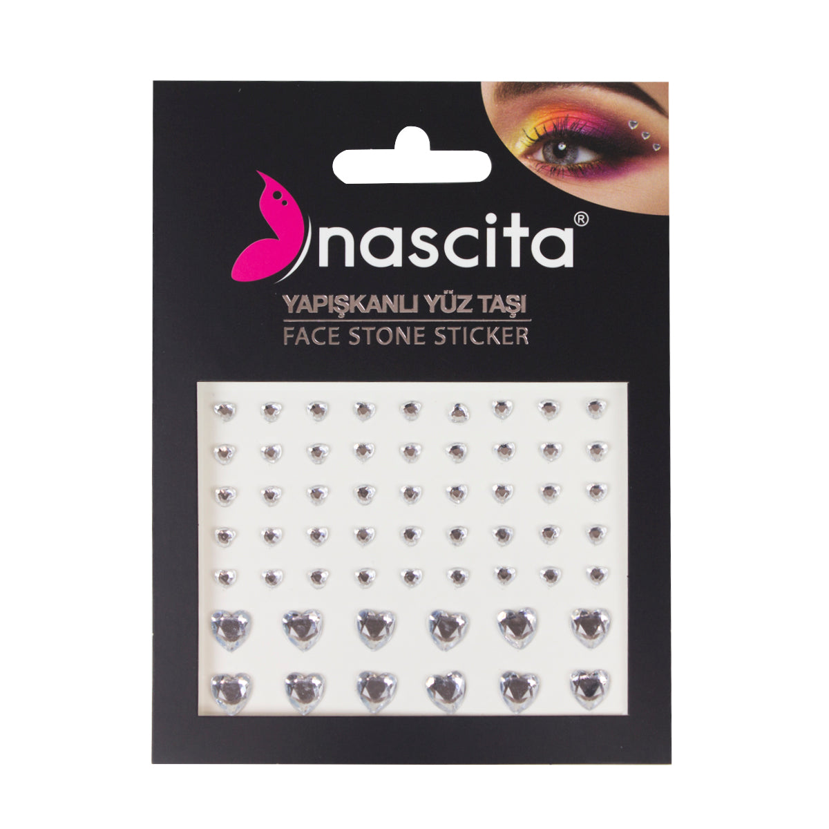 NASCİTA Nascita Face Jewels Yüz Taşı Sticker Seti NASSTICKER0014