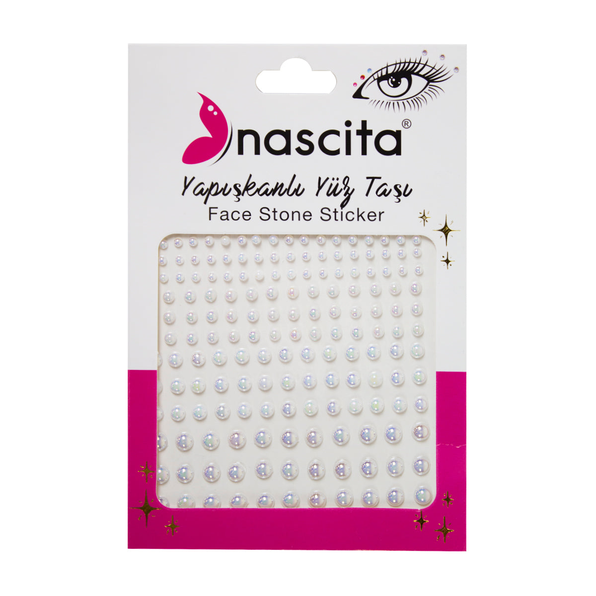 Nascita Face Jewels Yüz Taşı Sticker Seti NASSTICKER0015