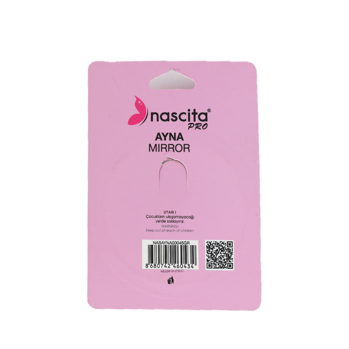 Nascita Figürlü Çanta Tipi Makyaj Aynası NASAYNA00045GR