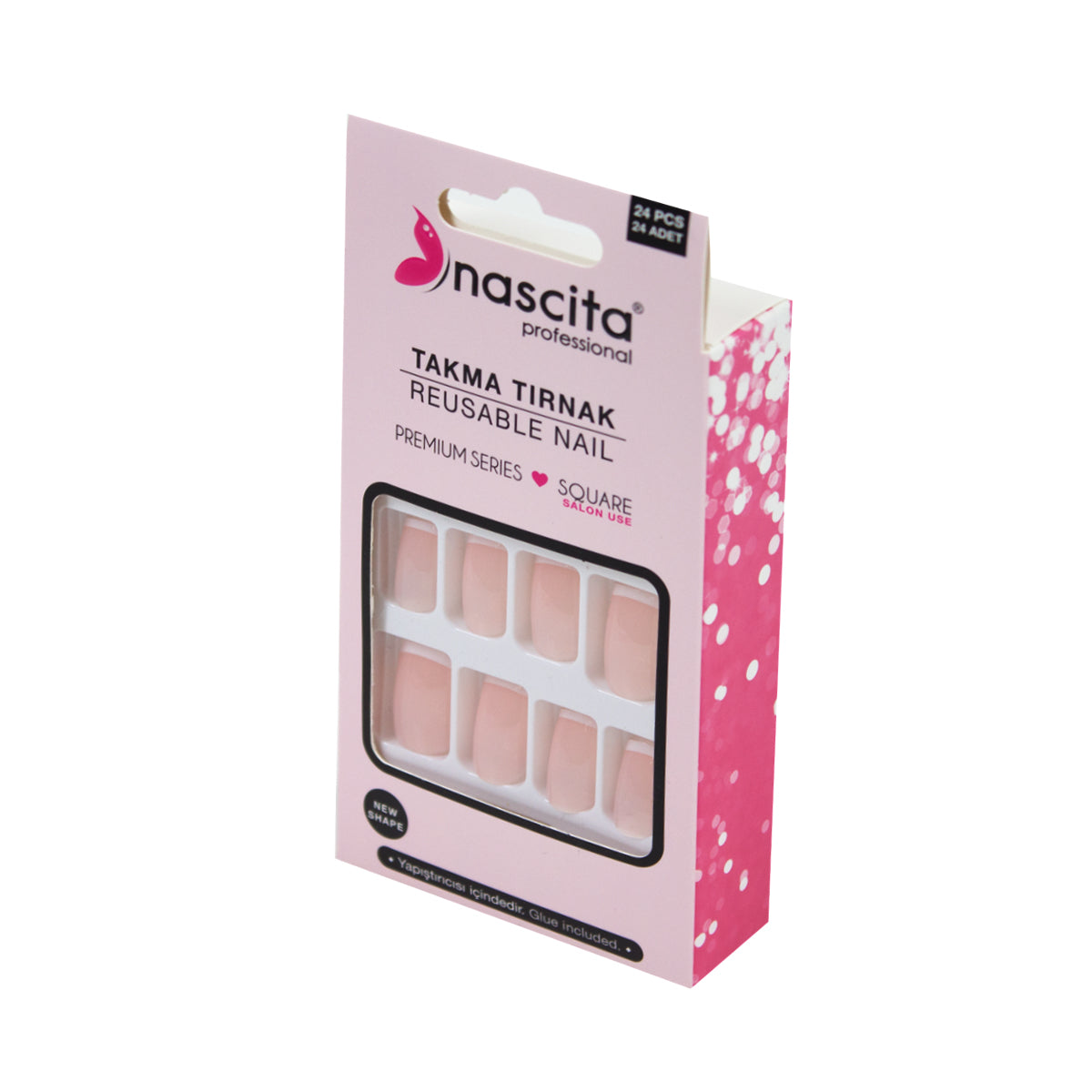 Nascita French Takma Tırnak 24’lü Set NASNAIL00203
