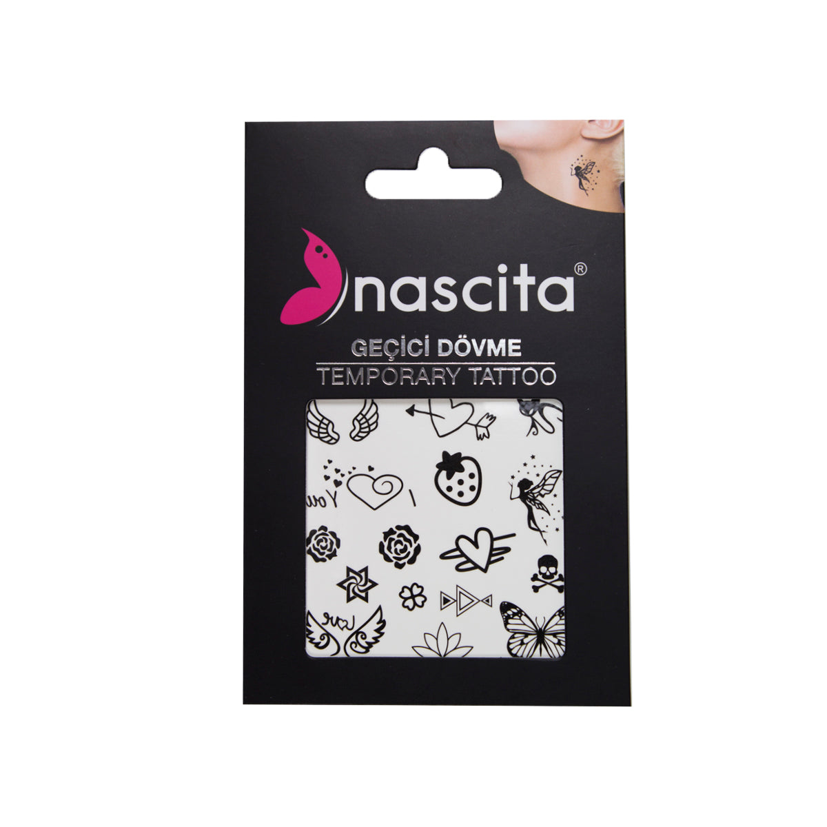 Nascita Geçici Yüz Dövmesi NASSTICKER0038