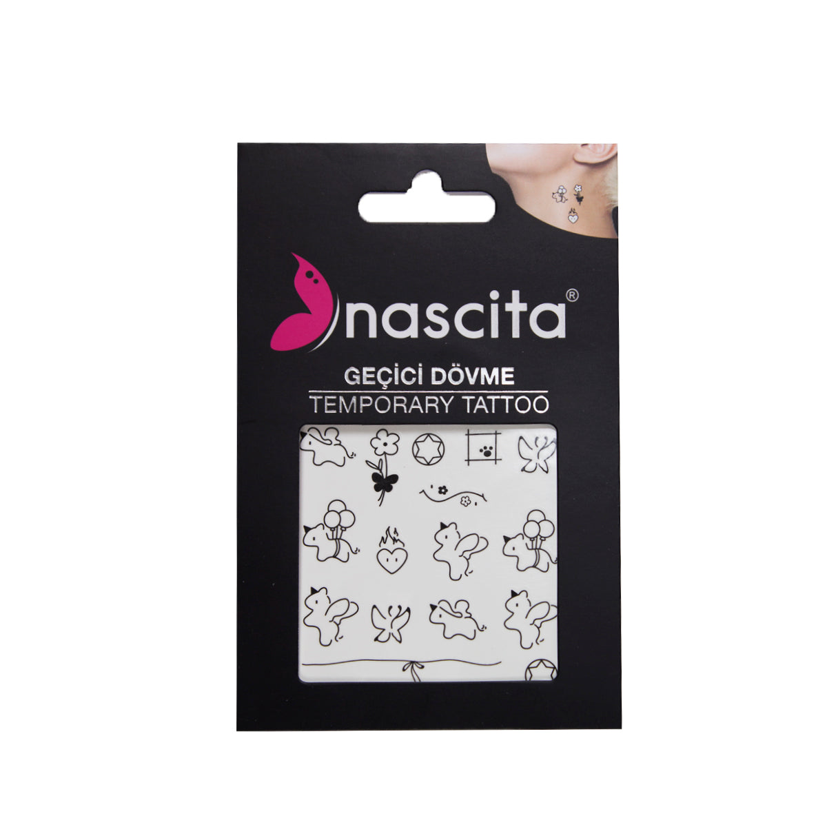 NASCİTA Nascita Geçici Yüz Dövmesi NASSTICKER0040