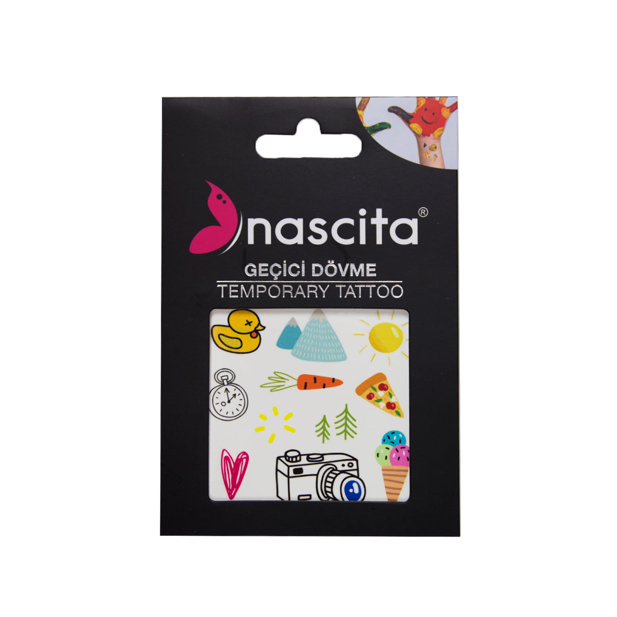 Nascita Geçici Yüz Dövmesi NASSTICKER0041