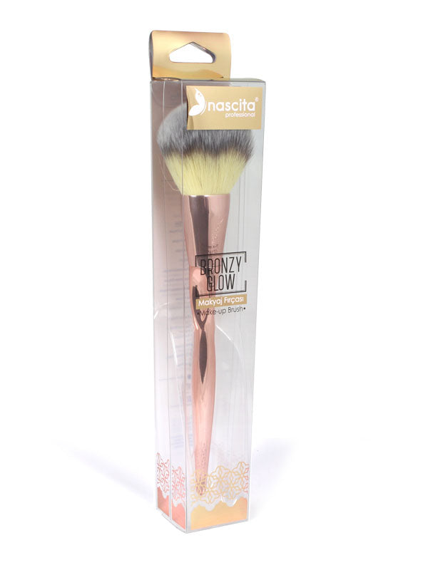 Nascita Bronzy Glow Geniş Yapılı Pudra Makyaj Fırçası NASBRUSH0190