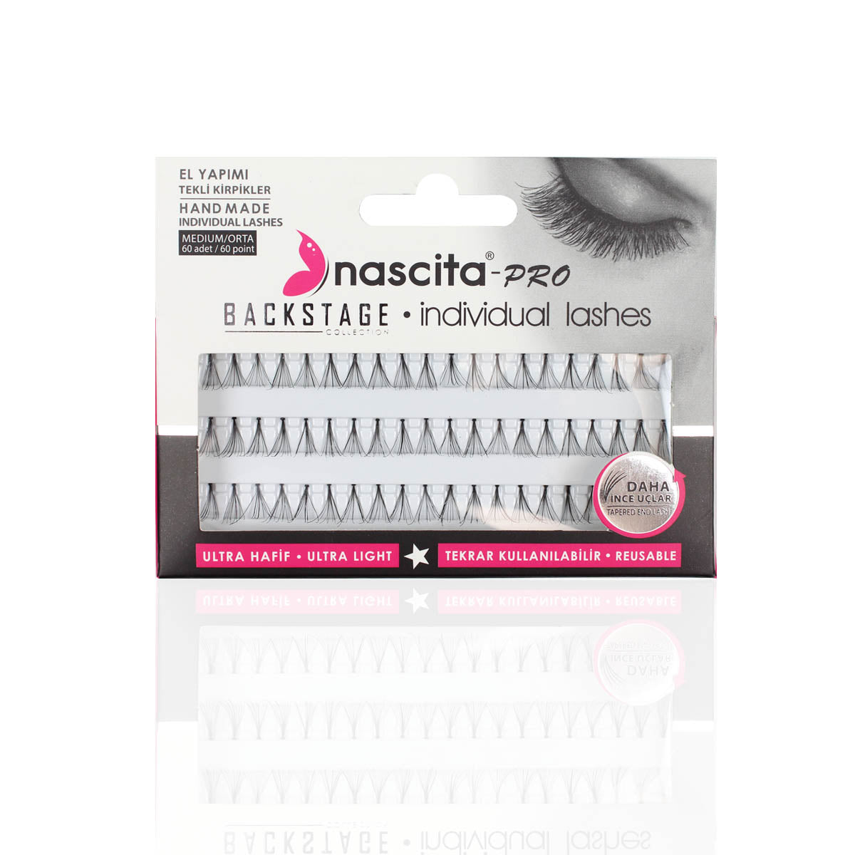 Nascita Backstage Collection Tekli İnce - Orta Boy Takma Kirpik NASEYE000102