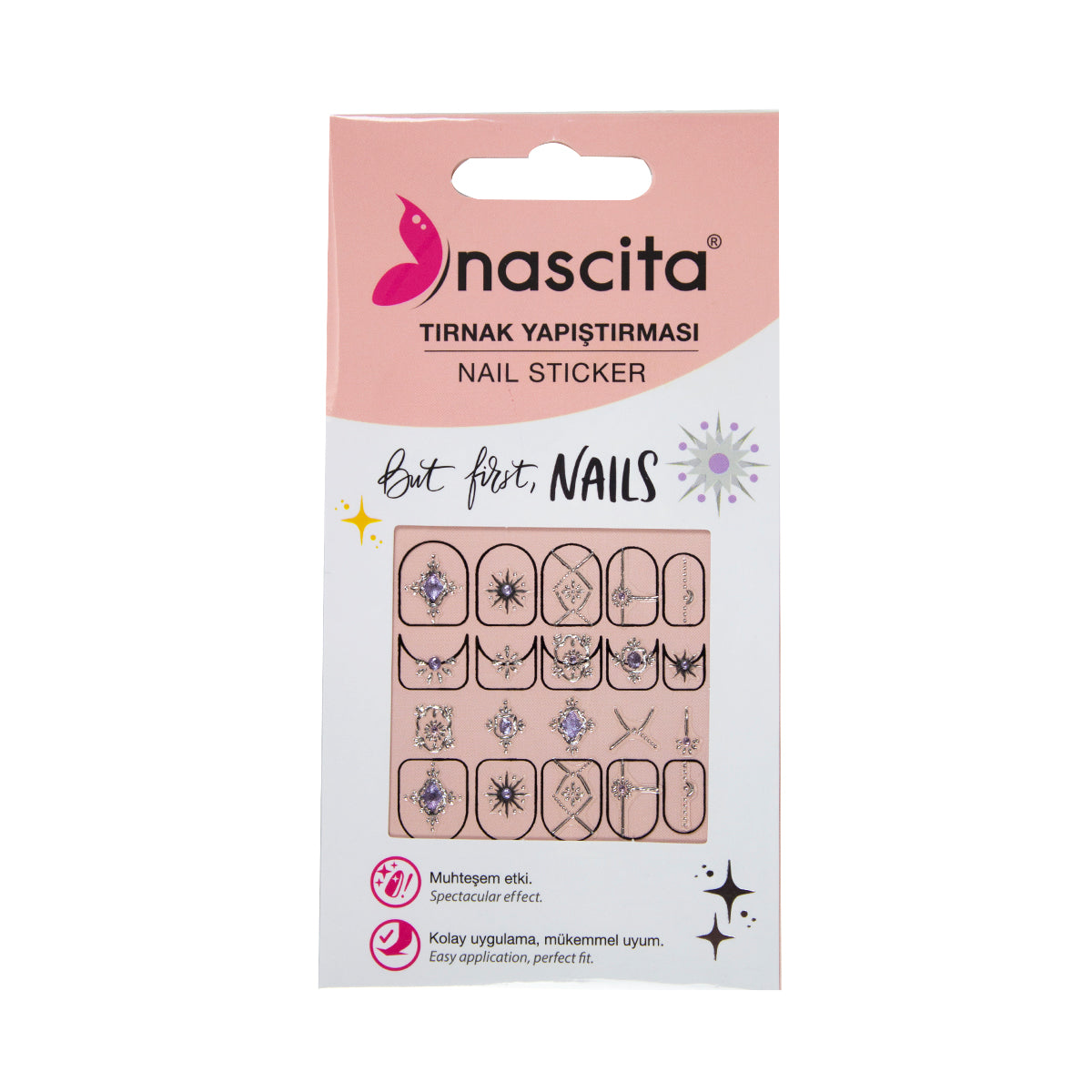Nascita Tırnak Üstü Sticker NASSTICKER0036
