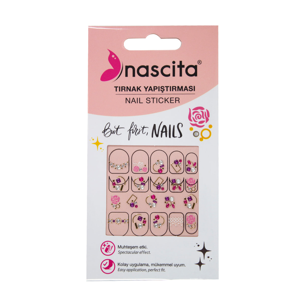 Nascita Tırnak Üstü Sticker NASSTICKER0037