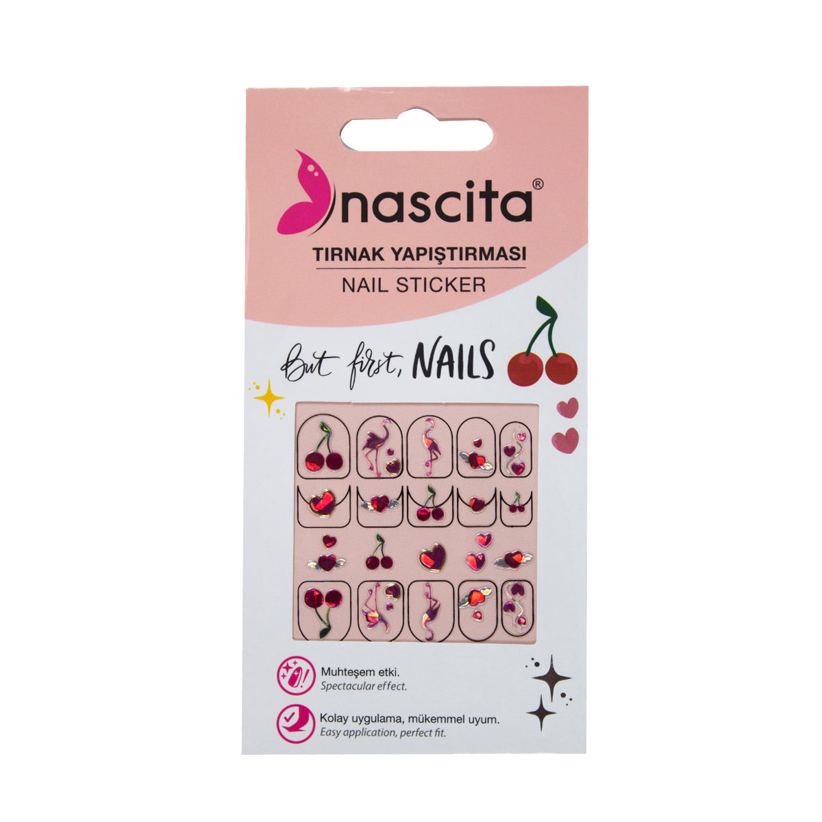 Nascita Tırnak Üstü Sticker NASSTICKER0030