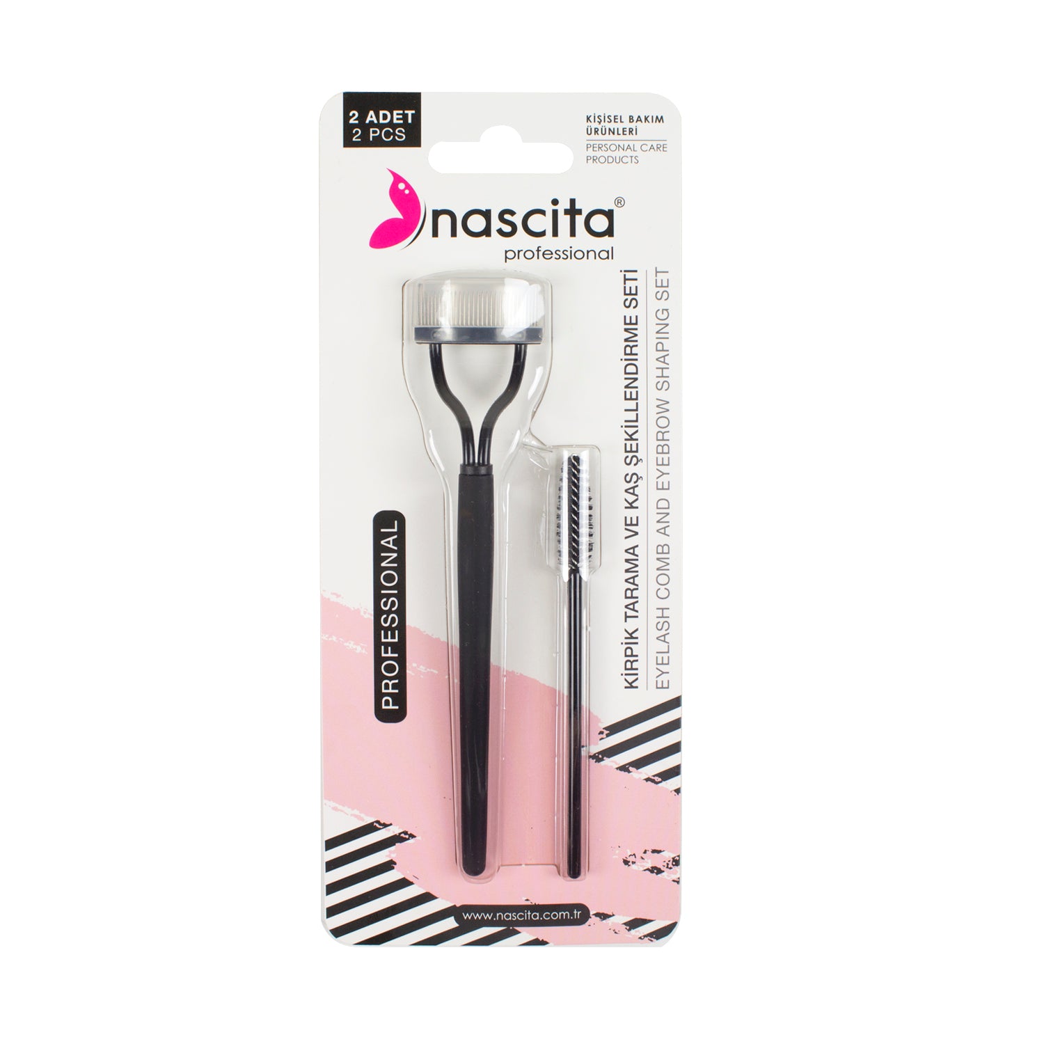 Nascita Kirpik Tarama ve Kaş Şekillendirme Seti 2'li NASFACESET08