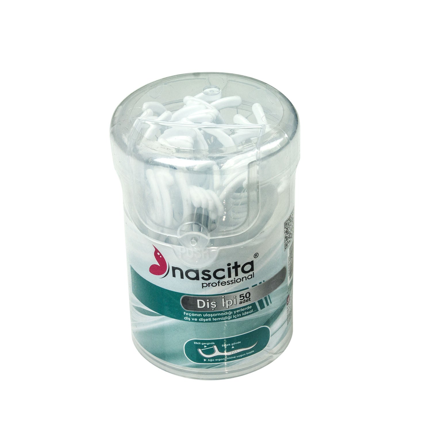 Nascita Kürdanlı Diş İpi Kutulu 50'li Paket NASDISIPK050