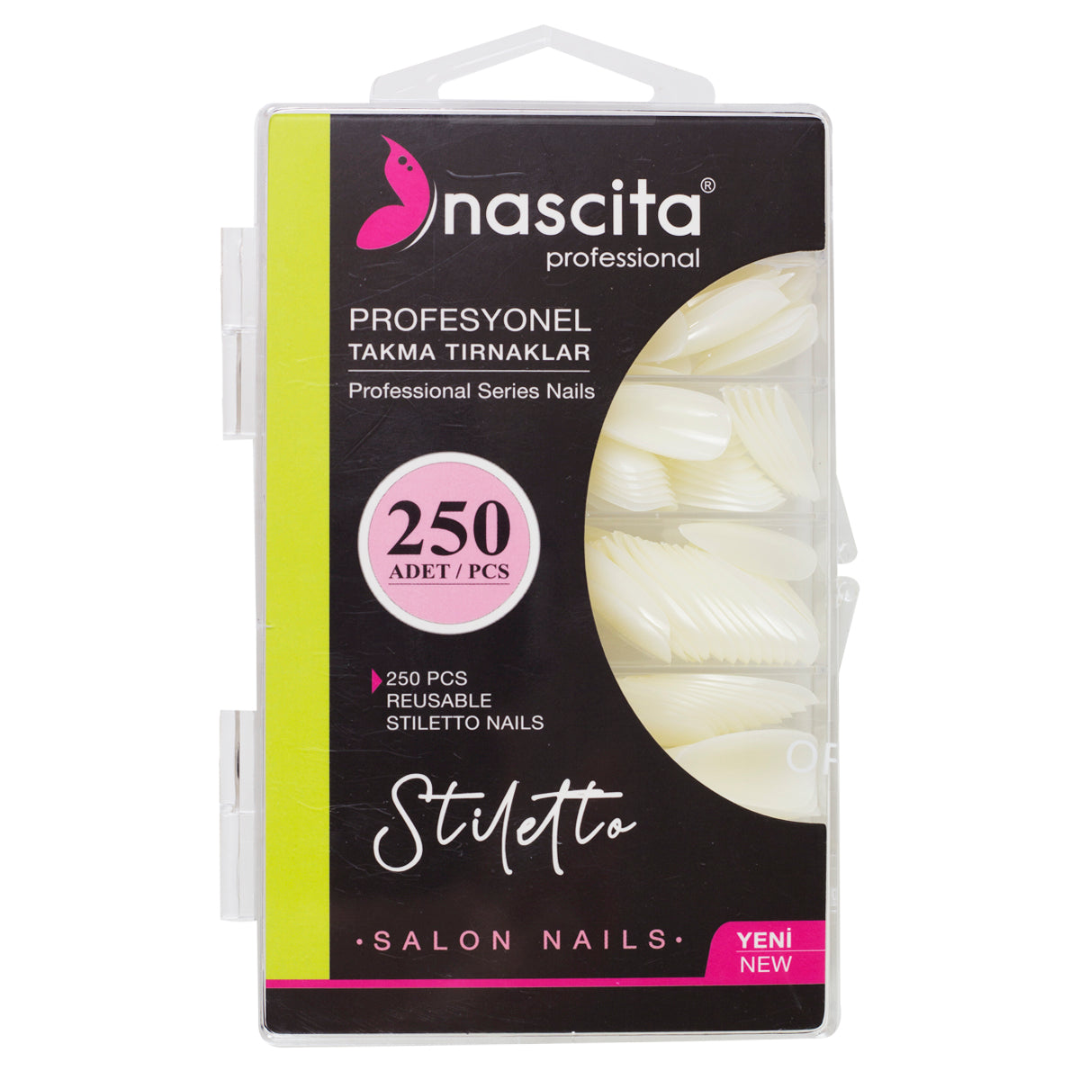 Nascita Stiletto Kutulu Takma Tırnak 250’li Set NASNAIL00170