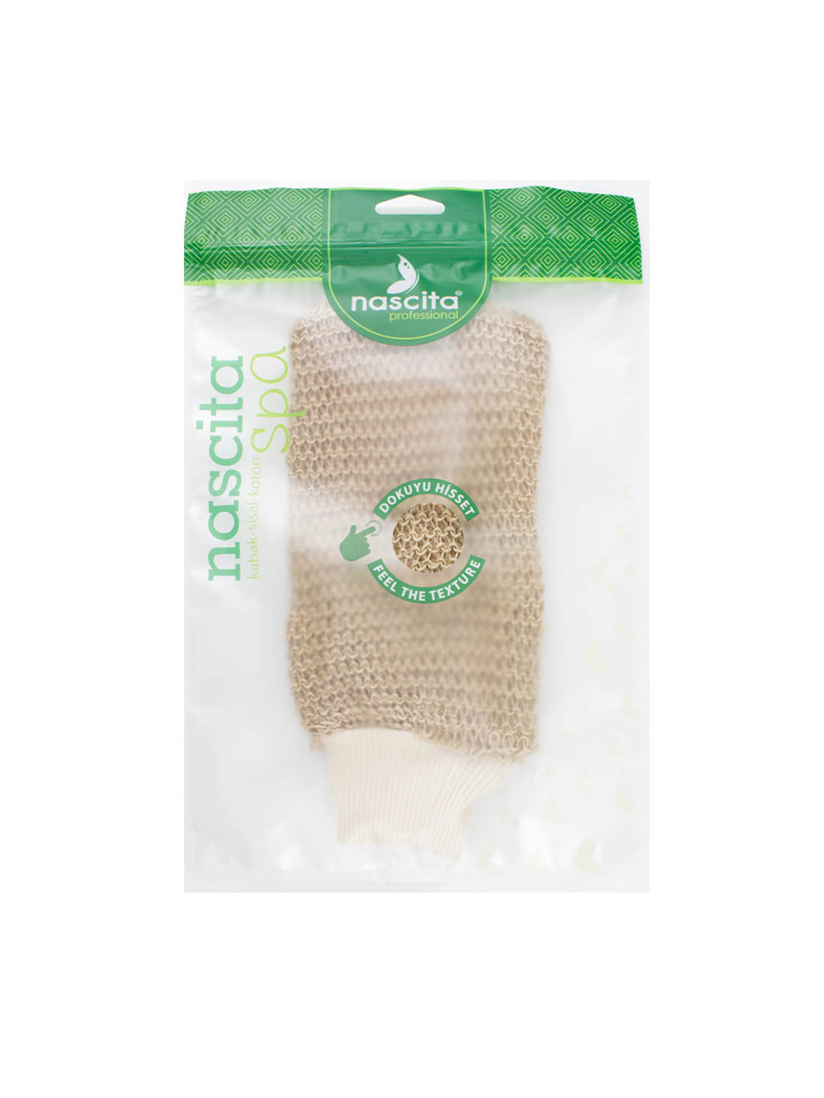 Nascita Sisal Lastikli Masaj Kesesi 11x23 cm NASBATHS0013