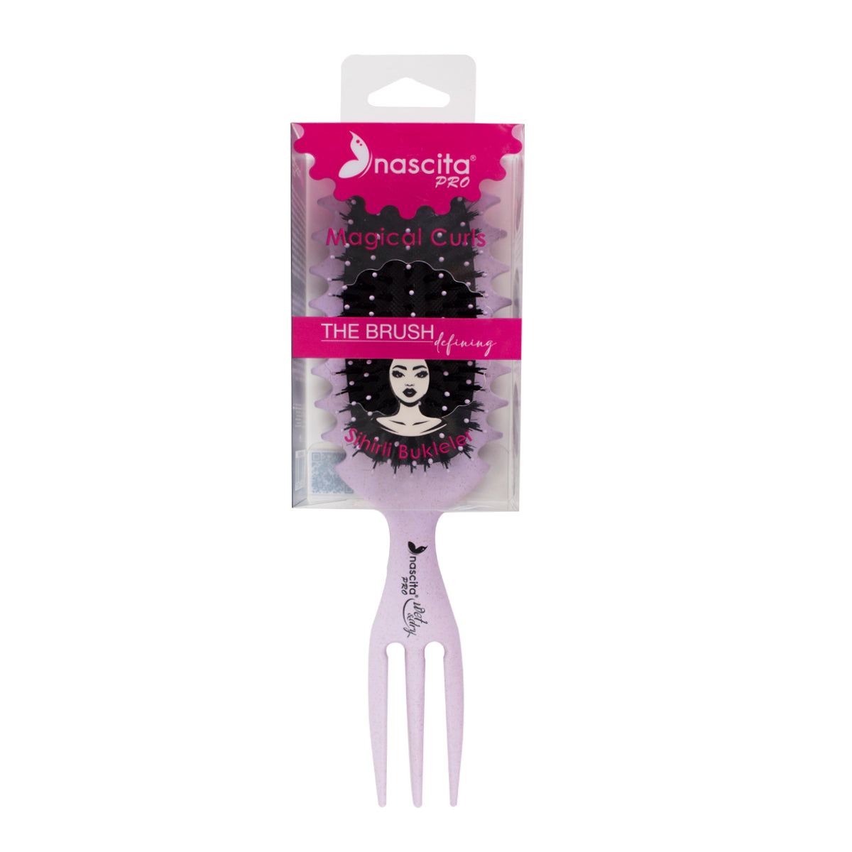 Nascita Magical Curl Bukle Belirginleştirici Saç Fırçası NASFPRO00053