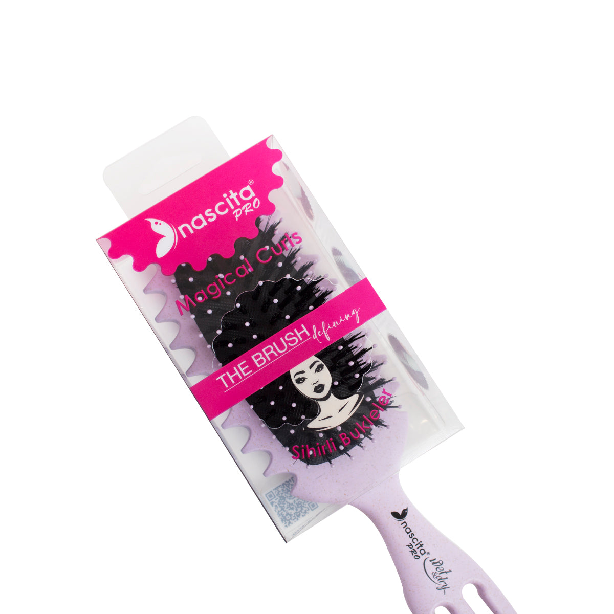 Nascita Magical Curl Bukle Belirginleştirici Saç Fırçası NASFPRO00053