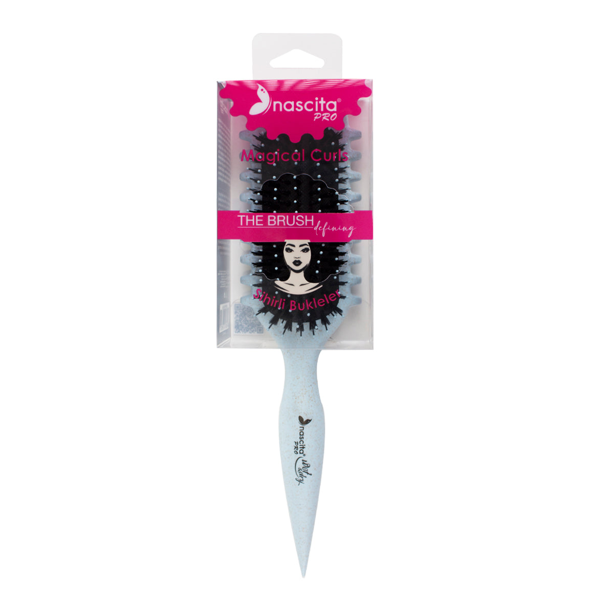 Nascita Magical Curl Bukle Belirginleştirici Saç Fırçası NASFPRO00054