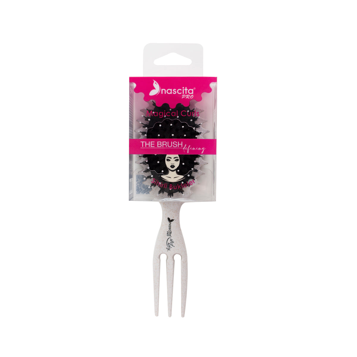 Nascita Magical Curl Bukle Belirginleştirici Saç Fırçası NASFPRO00056