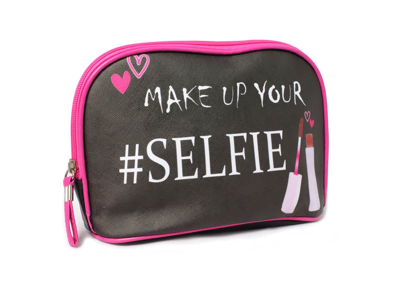 Nascita Makyaj Çantası Make-Up Desenli Şık ve Dayanıklı 15x22.5 cm ELGCNT0067