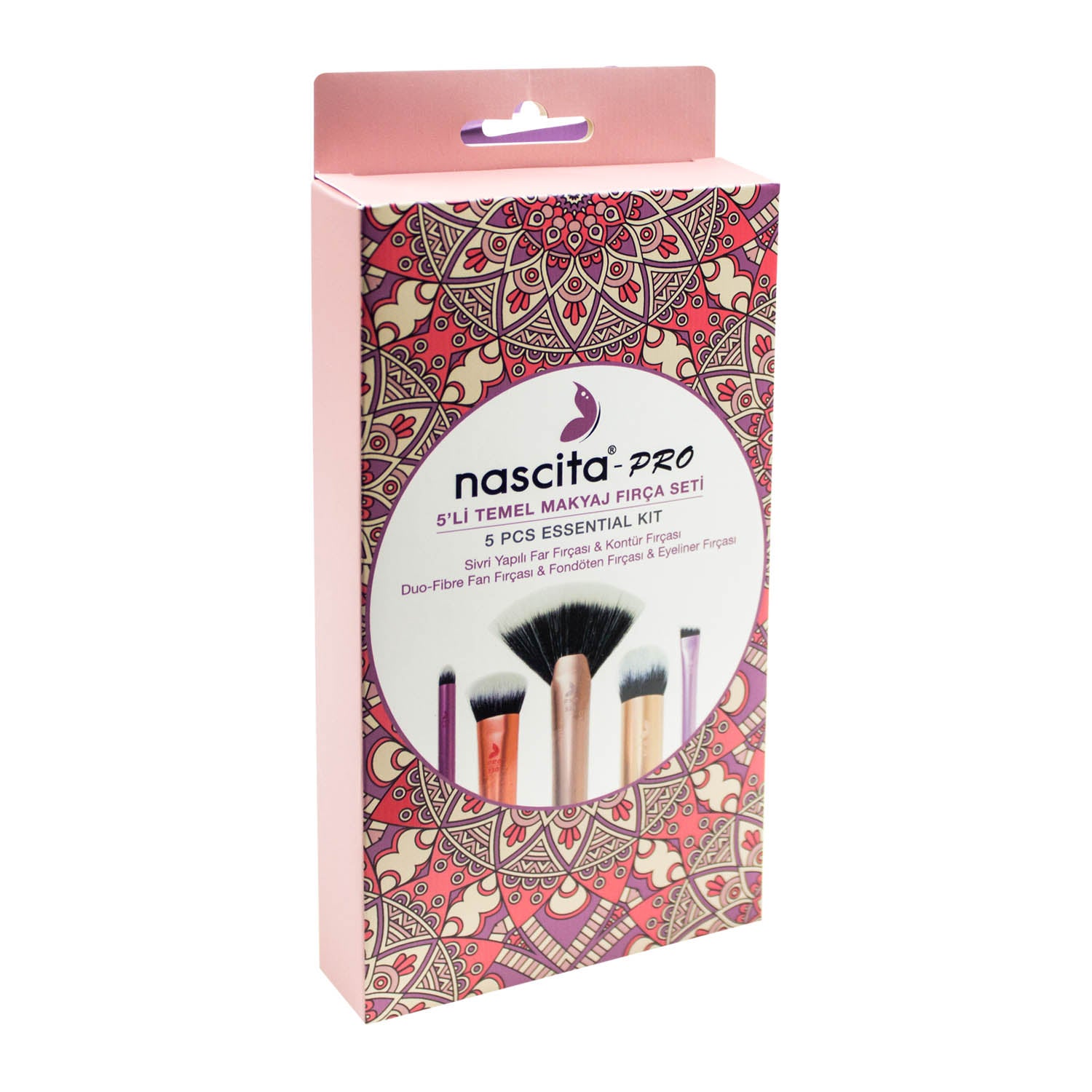 Nascita Pro Makyaj Fırça Seti 5'li NASBRUSHSET70