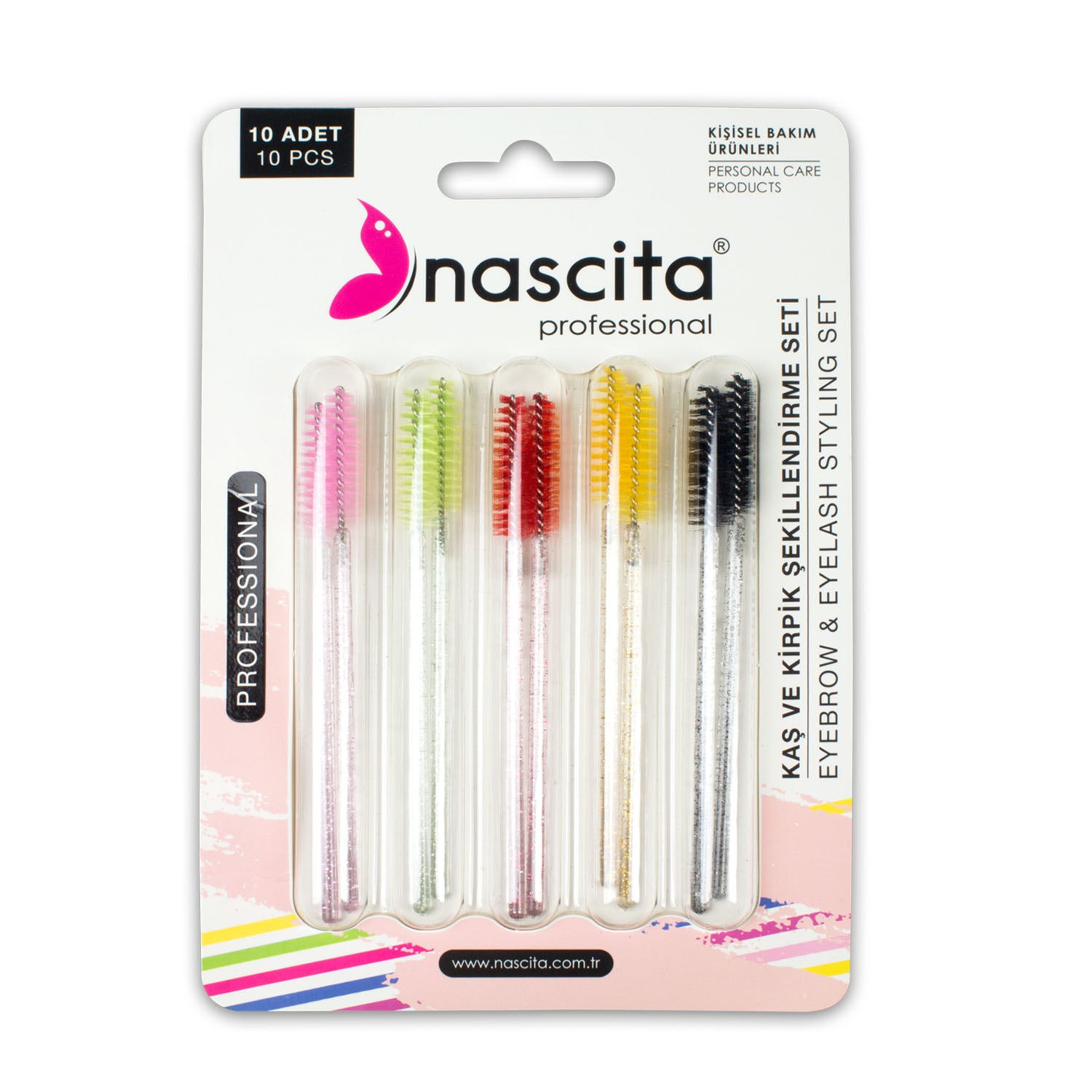 Nascita Simli Maskara Fırça Seti 10'lu NASEYEFR0005
