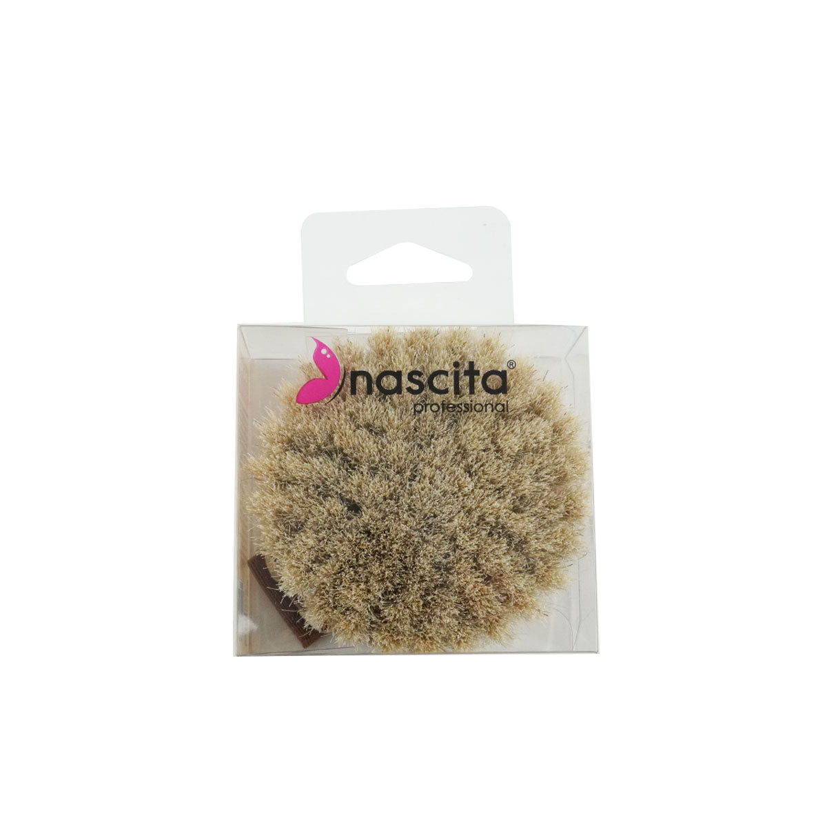 Nascita Mini Doğal At Kılı Masaj Fırçası (7*7 CM) NASBATHK0013T