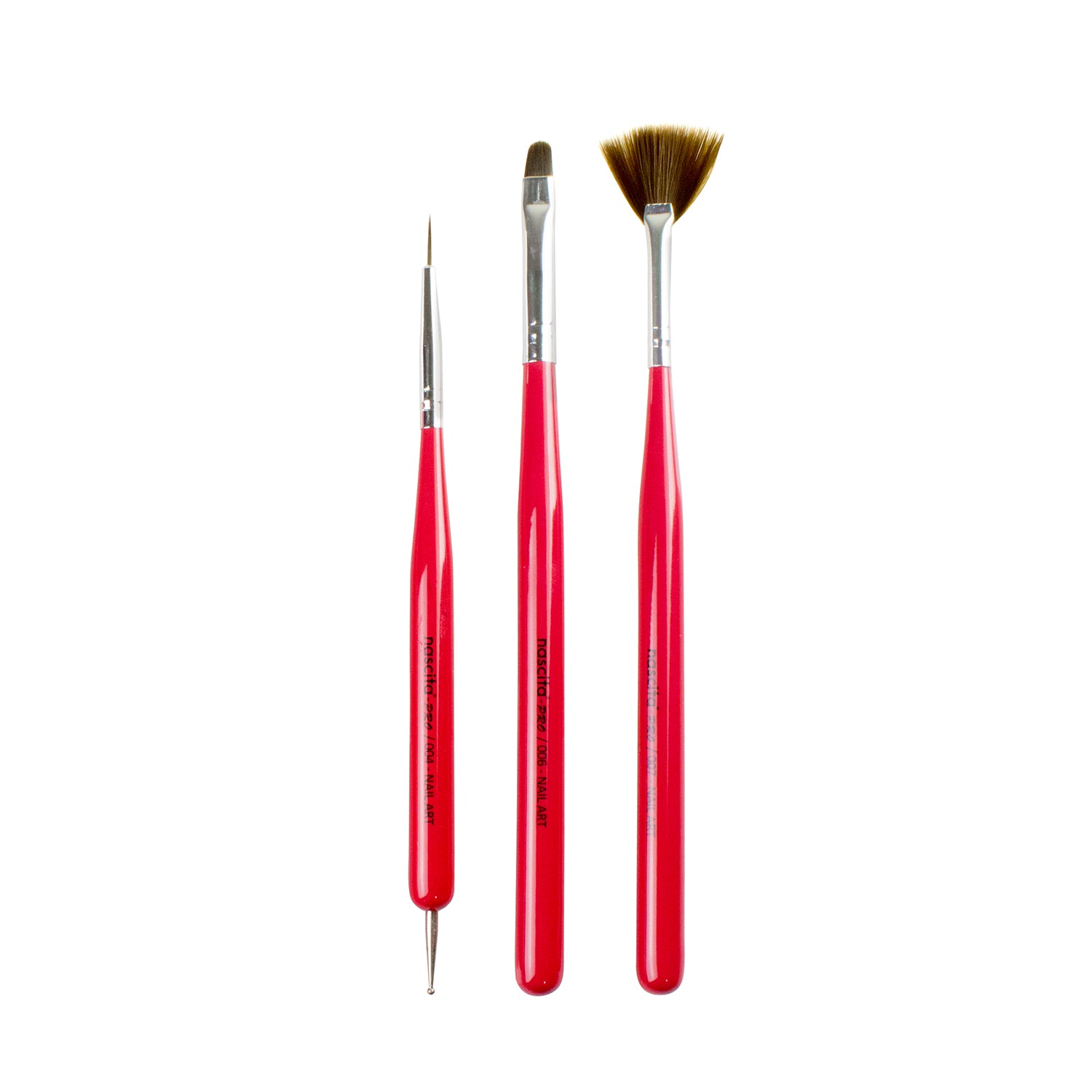Nascita Nail Art Tırnak Süsleme Fırça Seti 3'lü NASBRUSHNAILSET006
