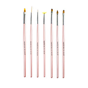 Nascita Nail Art Tırnak Süsleme Fırça Seti 7'li NASBRUSHNAILSET002