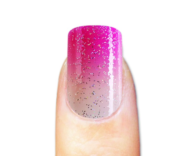 Nascita Ombre Takma Tırnak Simli - Pembe 24'Lü Set NASNAIL00112
