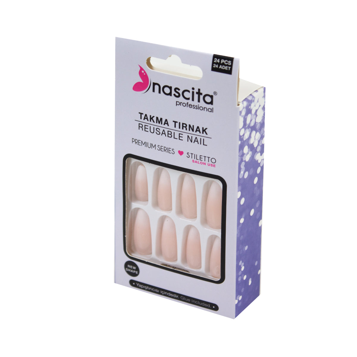Nascita Stiletto Takma Tırnak 24’lü Set NASNAIL00205