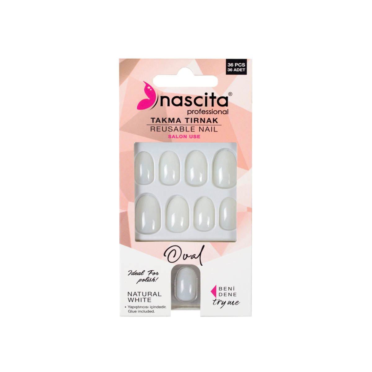 Nascita Oval Takma Tırnak 36’lı Set NASNAIL00141
