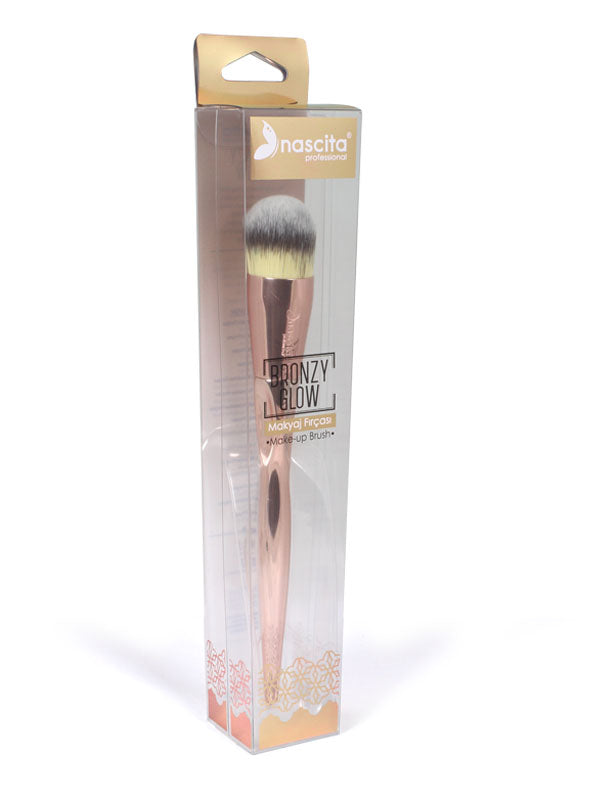 Nascita Bronzy Glow Oval Yapılı Kapatıcı Makyaj Fırçası NASBRUSH0200