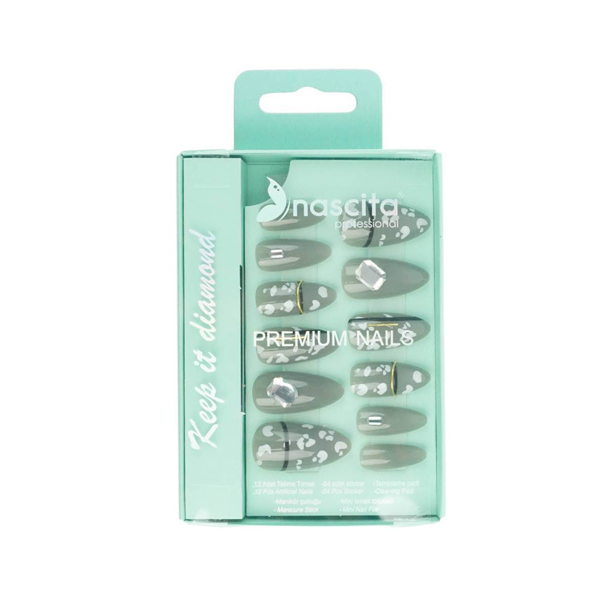 Nascita Premium Diamond Seri Takma Tırnak NASNAIL0294