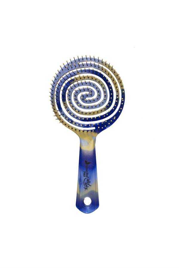 Nascita Pro Mermer Büyük Boy 3D Saç Açma ve Tarama Fırçası Mavi NASFPRO00037BLUE