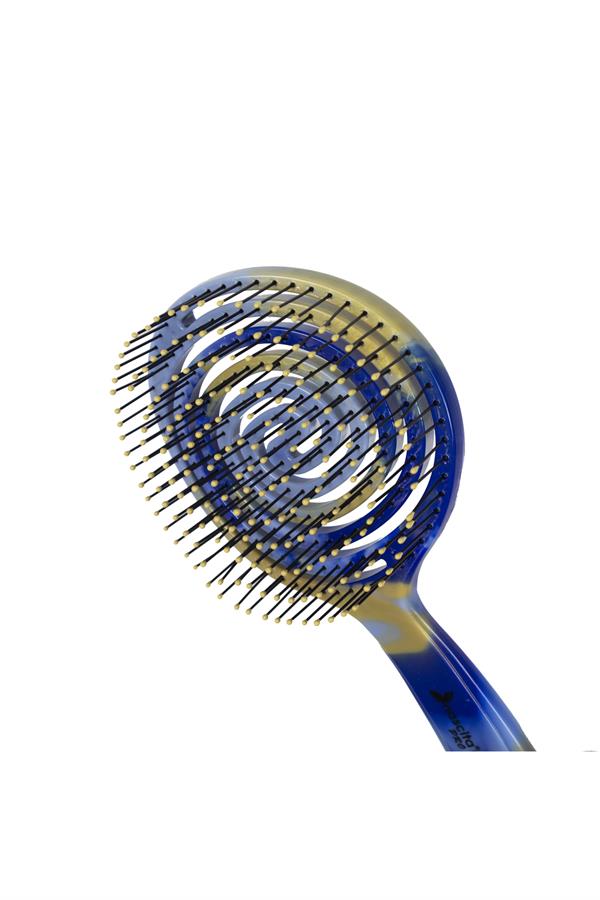 Nascita Pro Mermer Büyük Boy 3D Saç Açma ve Tarama Fırçası Mavi NASFPRO00037BLUE