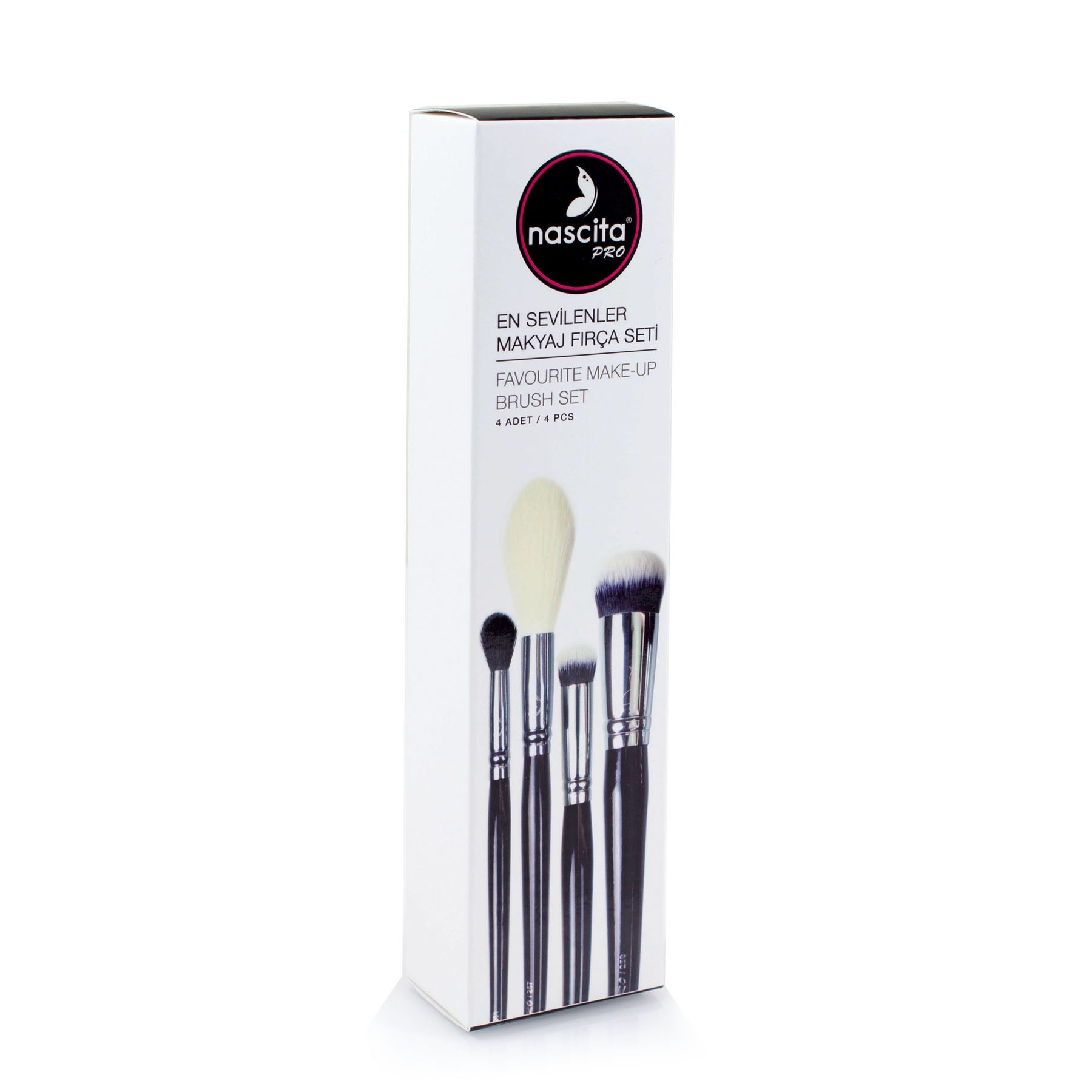 Nascita Pro En Sevilenler Makyaj Fırça Seti 4'lü NASBRUSHSET54