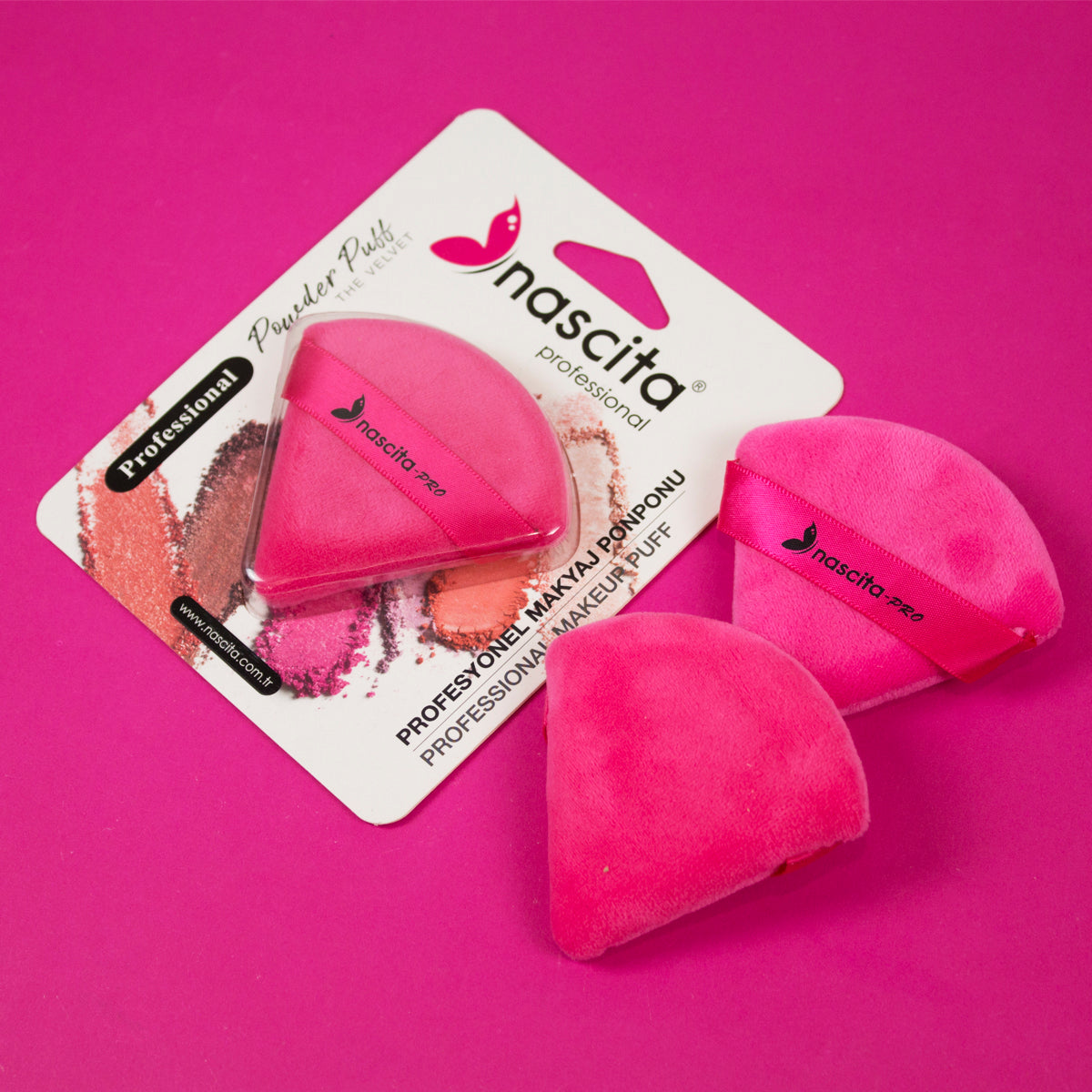 Nascita Profesyonel Makyaj Ponponu Pembe NASYUZFS0115