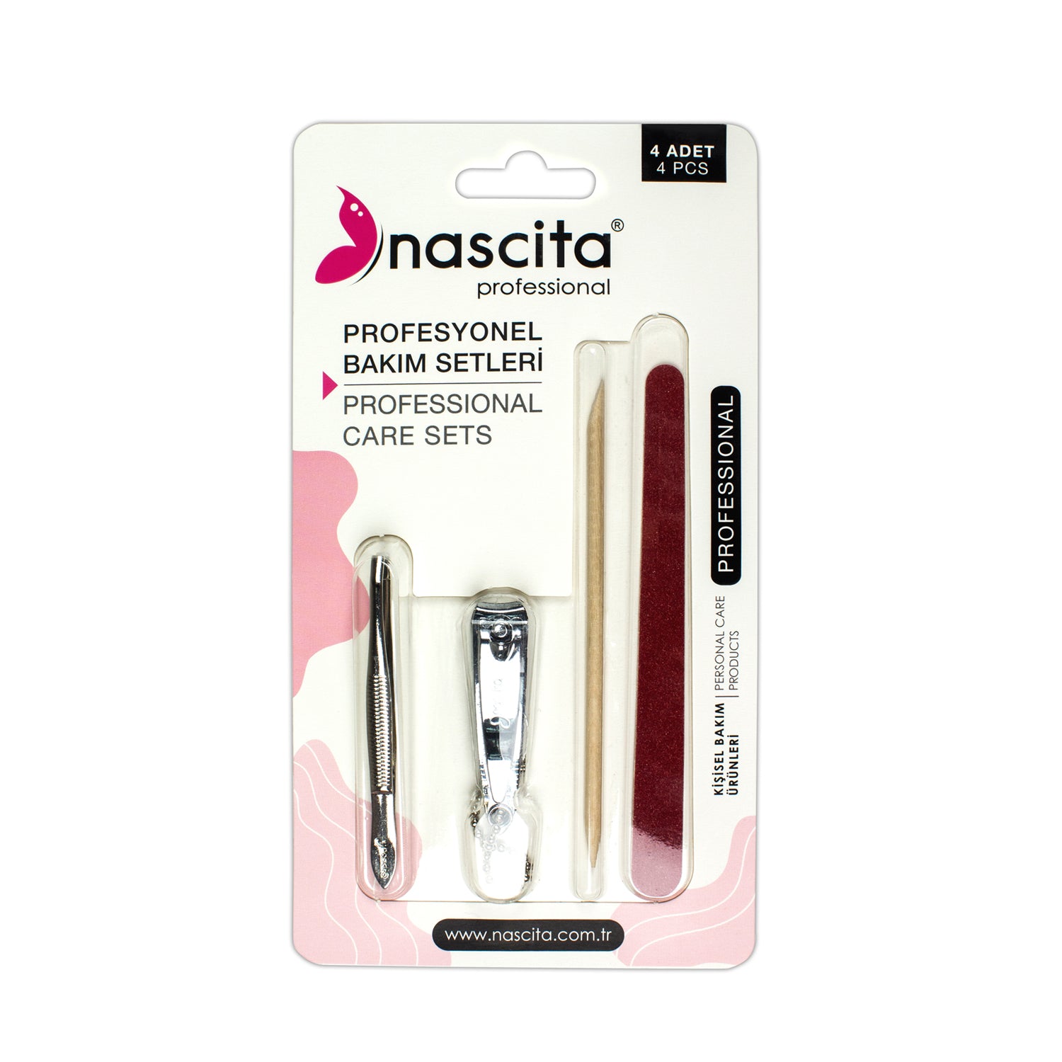 Nascita Manikür Tırnak Bakım Seti 4'lü NASMNKSET021