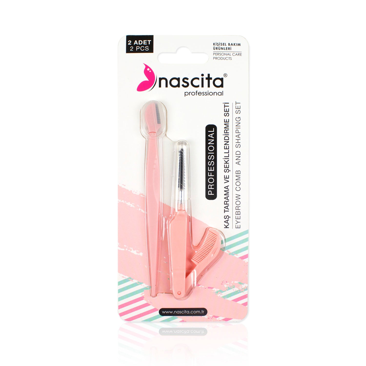 Nascita Razor ve Taraklı Maskara Fırça Seti 2'li NASFACESET07