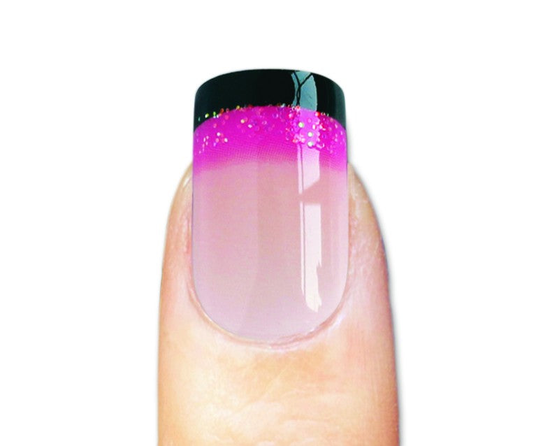 Nascita French Takma Tırnak Simli - Pembe 24’lü Set NASNAIL00092