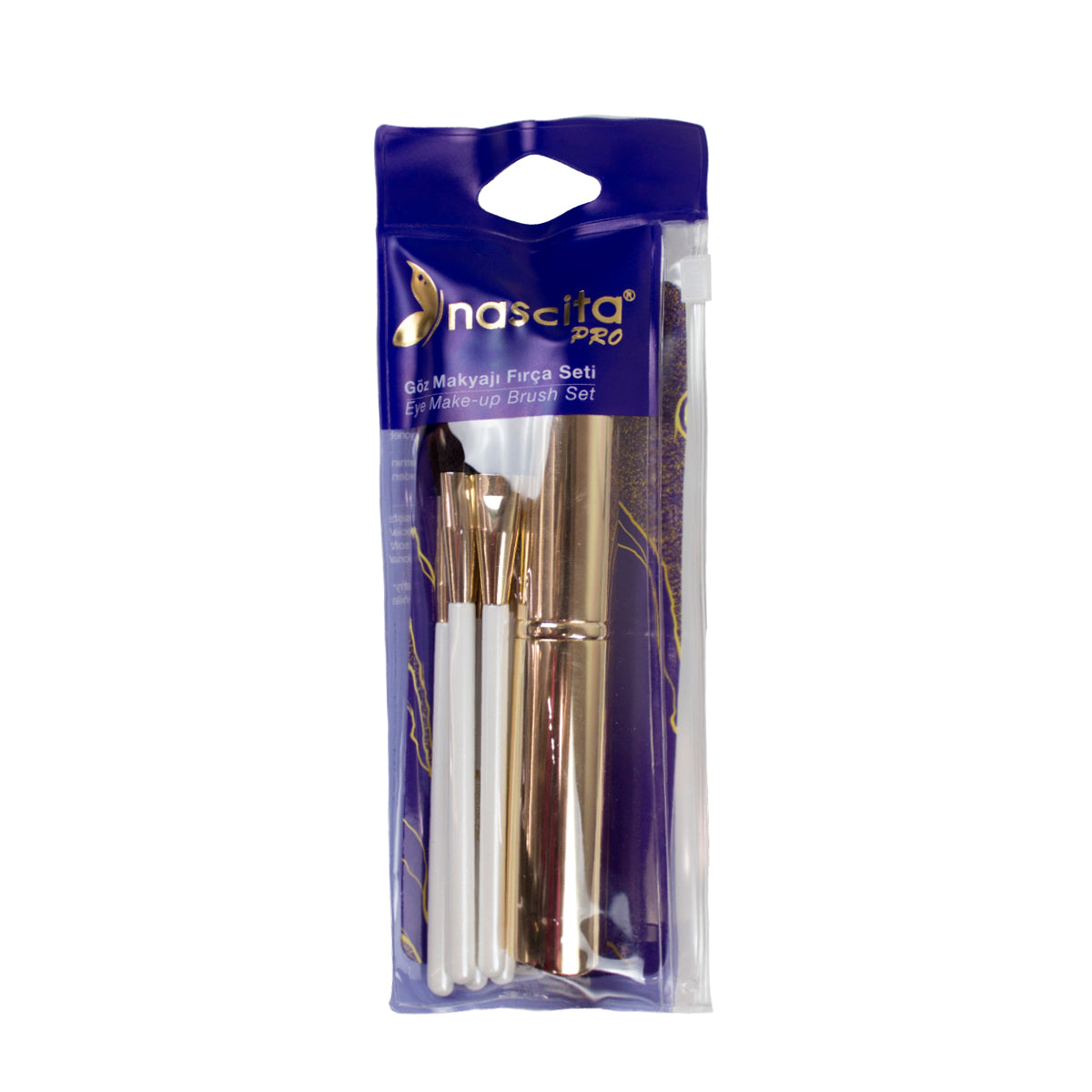 Nascita Seyahat Tipi Makyaj Fırça Seti 5'li NASBRUSHSET143