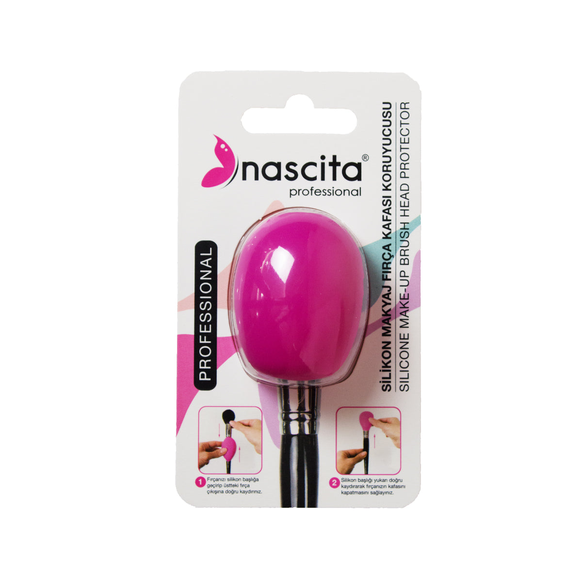 Nascita Silikon Makyaj Fırça Kafası Koruyucusu Küçük Boy NASSLCN0005S