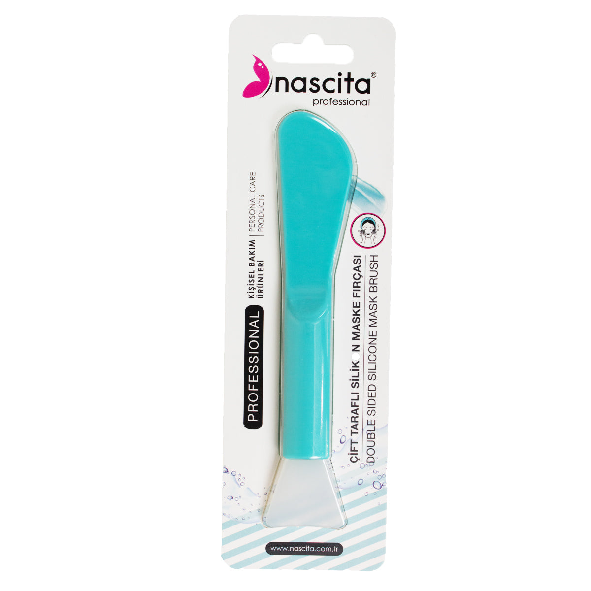 Nascita Çift Taraflı Silikon Maske Uygulama Fırçası NASSLCN0007