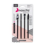 Nascita Silikon Tasarım Maskara ve Kaş Şekillendirme Fırçası Seti 4'lü NASFACESET17