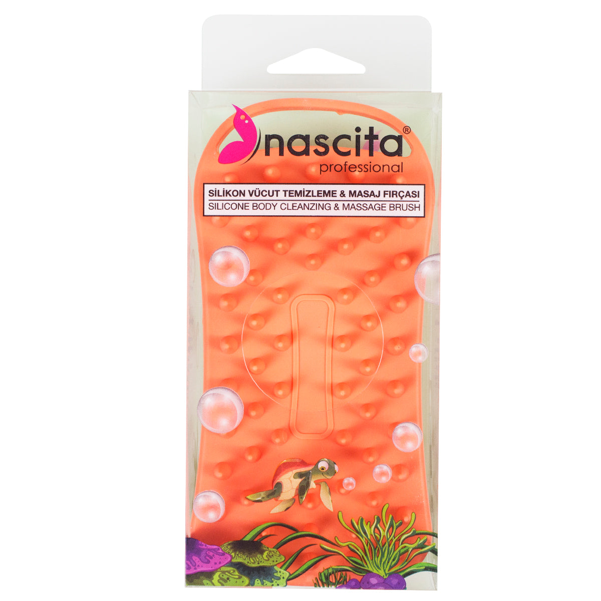 Nascita Silikon Vücut Masaj ve Temizleme Fırçası NASSLCN0008