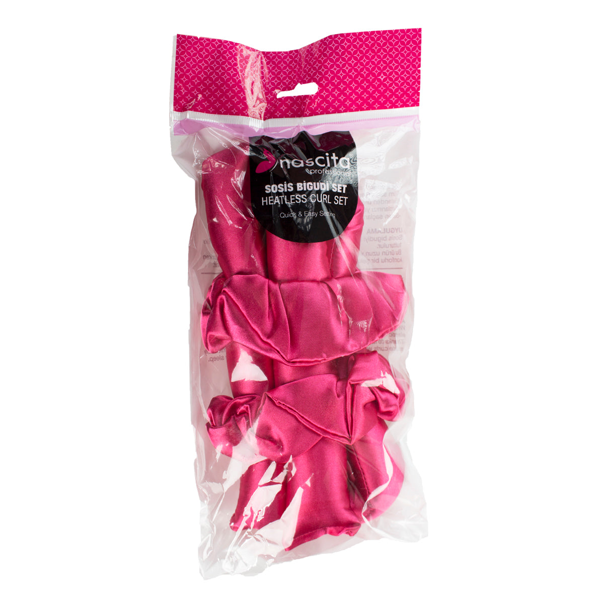Nascita Sosis Bigudi Pembe 3'lü Set NASBIGUDI063PN