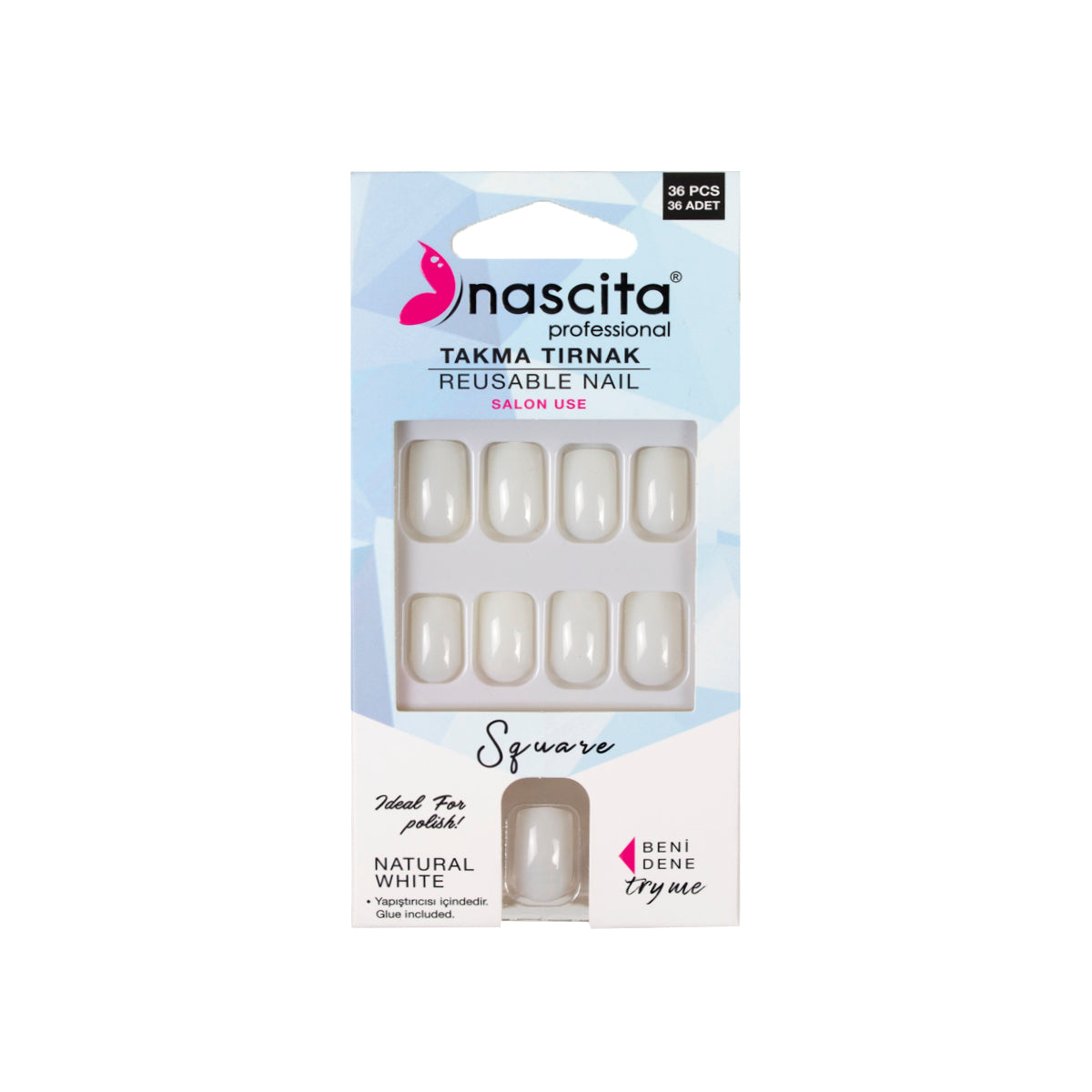 Nascita Square Takma Tırnak 36’lı Set NASNAIL00140